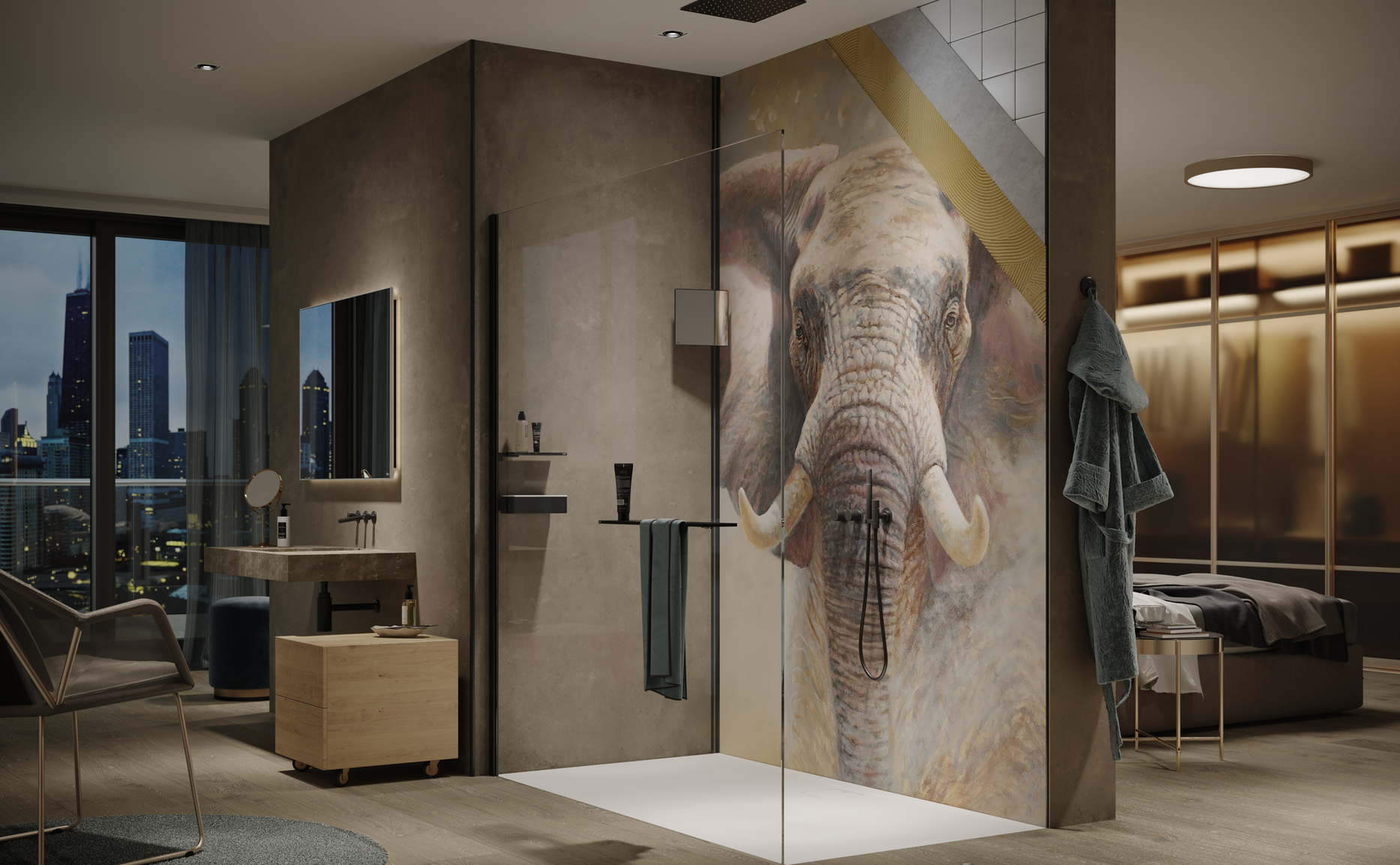 Une rénovation de l'espace douche en 48 heures ? Sans trop de vacarme, de saletés ni de poussières ? Avec le revêtement mural HÜPPE EasyStyle, le fabricant de marque et spécialiste des espaces de douche HÜPPE prouve que cela est possible. 