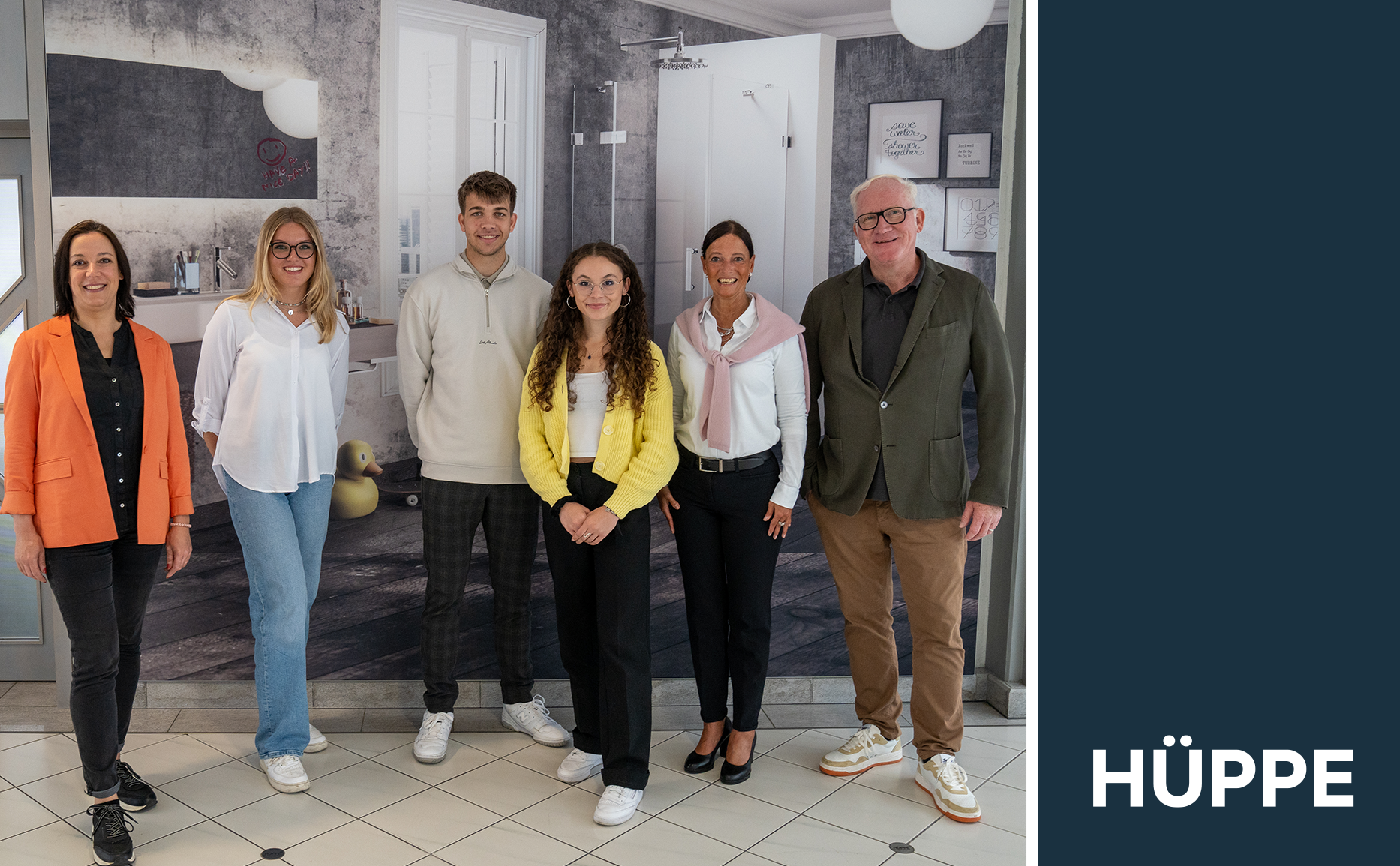 Three new apprentices and trainees 2023 at HÜPPE Group
